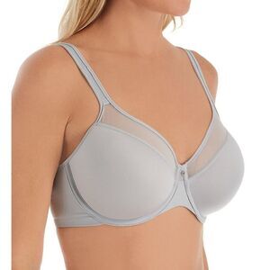 ✨BALI One Smooth U® Ultra Light Underwire Grey Sz 34DD Bra✨